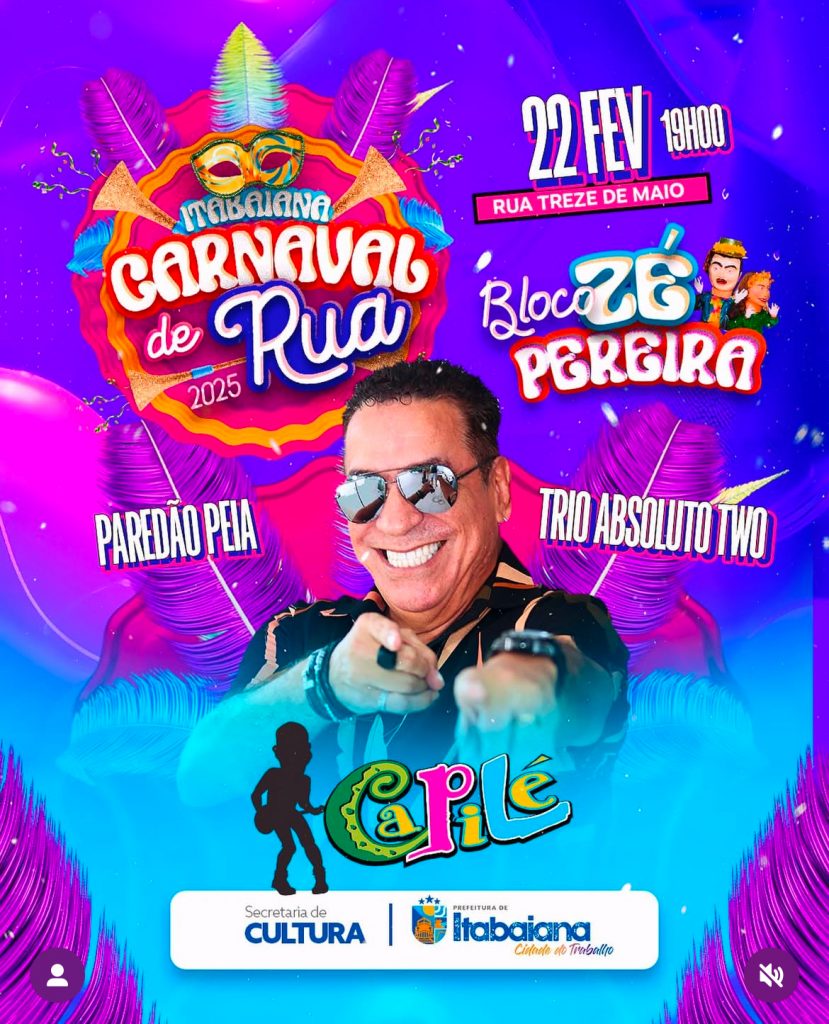 Bloco Zé Pereira dá a largada no Carnaval de Itabaiana com frevo e tradição