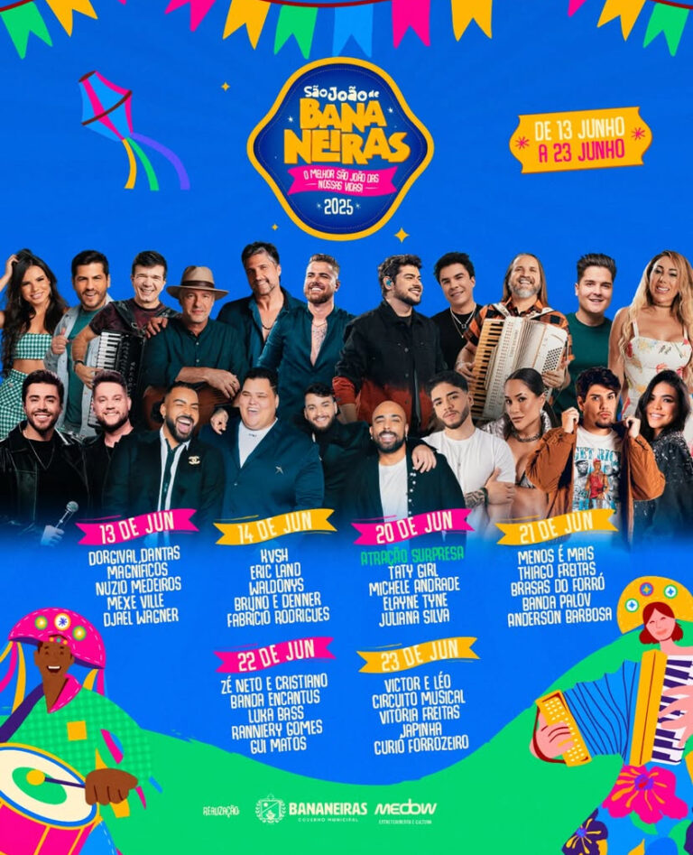 São João de Bananeiras 2025: veja programação completa do evento