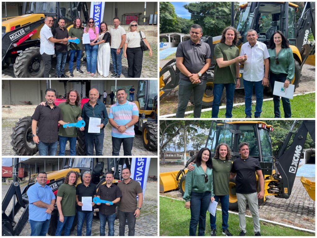 Veneziano entrega maquinário agrícola em parceria com a Codevasf e beneficia mais seis cidades paraibanas